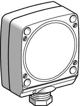 Telemecanique Sensors - NPN, PNP, NO/NC, 40mm Detection, Rectangular, Inductive Proximity Sensor - 2 Wires, IP67, 24 to 240 VAC, 80mm Wide - Eagle Tool & Supply