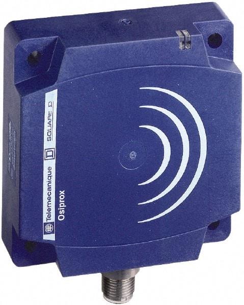 Telemecanique Sensors - NPN, NC, 40 to 60mm Detection, Flat, Inductive Proximity Sensor - 3 Wires, IP67, 12 to 24 VDC, 80mm Wide - Eagle Tool & Supply