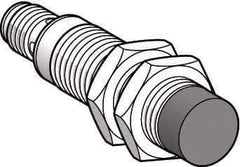 Telemecanique Sensors - NPN, NC, 7mm Detection, Cylinder, Inductive Proximity Sensor - 3 Wires, IP67, IP69, 12 to 48 VDC, M12x1 Thread, 66mm Long - Eagle Tool & Supply