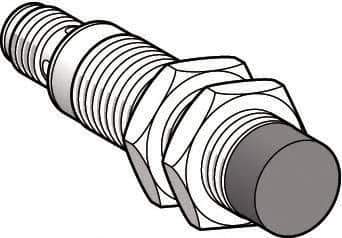 Telemecanique Sensors - PNP, NC, 12mm Detection, Cylinder, Inductive Proximity Sensor - 3 Wires, IP68, IP69, 12 to 48 VDC, M18x1 Thread, 72mm Long - Eagle Tool & Supply