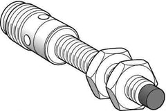 Telemecanique Sensors - PNP, NO/NC, 2.5mm Detection, Cylinder, Inductive Proximity Sensor - 4 Wires, IP67, 12 to 24 VDC, M8x1 Thread, 61mm Long - Eagle Tool & Supply