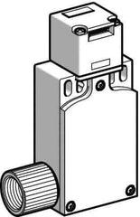 Telemecanique Sensors - 2NO/NC Configuration, Multiple Amp Level, Plastic Key Safety Limit Switch - 52mm Wide x 30mm Deep x 115mm High, IP67 Ingress Rating - Eagle Tool & Supply