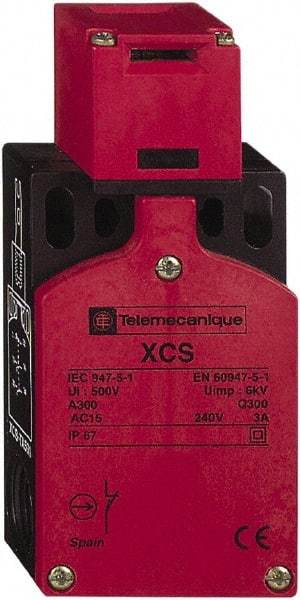 Telemecanique Sensors - 3NC Configuration, Multiple Amp Level, Plastic Key Safety Limit Switch - 52mm Wide x 30mm Deep x 115mm High, IP67 Ingress Rating - Eagle Tool & Supply