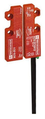 Telemecanique Sensors - NO/NC Configuration, 24 VDC, 100 Amp, Plastic Noncontact Safety Limit Switch - 5m Cable Length, 16mm Wide x 7mm Deep x 51mm High, IP66, IP67 Ingress Rating - Eagle Tool & Supply