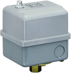 Square D - 1, 7, 9 and 3R NEMA Rated, 140 to 175 psi, Electromechanical Pressure and Level Switch - Adjustable Pressure, 575 VAC, L1-T1, L2-T2 Terminal, For Use with Square D Pumptrol - Eagle Tool & Supply