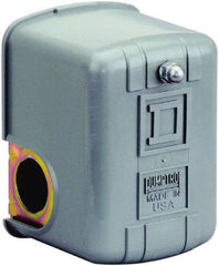 Square D - 1 and 3R NEMA Rated, 16 to 22 psi, Electromechanical Pressure and Level Switch - Adjustable Pressure, 230 VAC, L1-T1 Terminal, For Use with Square D Pumptrol - Eagle Tool & Supply