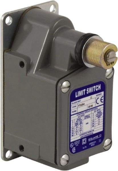 Square D - SPDT, 600 VAC, Screw Terminal, Rotary Spring Return Actuator, General Purpose Limit Switch - 1, 2, 4, 12, 13 NEMA Rating, IP67 IPR Rating - Eagle Tool & Supply