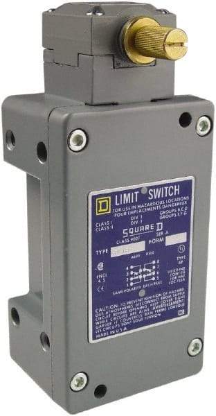 Square D - 2.72 Inch Long, Metal Body, Limit Switch Nonplugin Body - For Use with 9007C Heavy Duty Industrial Limit Switches - Eagle Tool & Supply