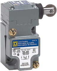 Square D - SPDT, NC/NO, 600 Volt Screw Terminal, Roller Plunger Actuator, General Purpose Limit Switch - 1, 2, 4, 6, 12, 13, 6P NEMA Rating, IP67 IPR Rating - Eagle Tool & Supply