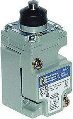 Square D - SPDT, NC/NO, 600 Volt Screw Terminal, Plunger Actuator, General Purpose Limit Switch - 1, 2, 4, 6, 12, 13, 6P NEMA Rating, IP67 IPR Rating - Eagle Tool & Supply