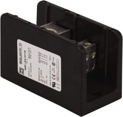 Square D - 1 Pole, 270 (Aluminium), 335 (Copper) Amp, Phenolic Power Distribution Block - 600 VAC, 1 Primary Connection - Eagle Tool & Supply