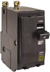 Square D - 30 Amp, 240 VAC, 2 Pole, Bolt On Miniature Circuit Breaker - 14-8 AWG - Eagle Tool & Supply