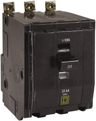 Square D - 50 Amp, 240 VAC, 3 Pole, Bolt On Miniature Circuit Breaker - 8-2 AWG - Eagle Tool & Supply