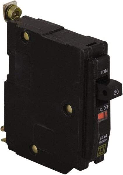 Square D - 30 Amp, 240 VAC, 1 Pole, Bolt On Miniature Circuit Breaker - 14-8 AWG - Eagle Tool & Supply