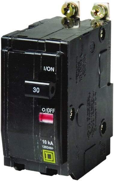 Square D - 80 Amp, 240 VAC, 2 Pole, Bolt On Miniature Circuit Breaker - 4-2/0 AWG - Eagle Tool & Supply