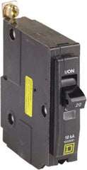 Square D - 20 Amp, 120 VAC, 1 Pole, Bolt On Miniature Circuit Breaker - 14-8 AWG - Eagle Tool & Supply