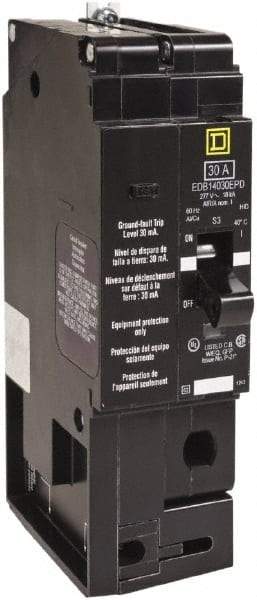 Square D - 20 Amp, 277 VAC, 1 Pole, Panel Mount Molded Case Circuit Breaker - Thermal Magnetic Trip, 12-4 (Aluminum), 14-6 (Copper) AWG, 4.05 Inch Deep x 5.66 Inch High x 0.98 Inch Wide - Eagle Tool & Supply
