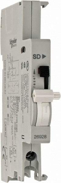 Schneider Electric - Circuit Breaker Alarm Switch - 12-125 VDC, 12-277 VAC Control Voltage, Use with C120 Protective Devices, C60 Protective Devices, N40 Protective Devices - Eagle Tool & Supply