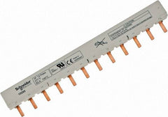 Schneider Electric - 65 Amp Circuit Breaker Combination Busbar - 10-3 AWG, Use with C60 Comb Busbars, N40 Comb Busbars - Eagle Tool & Supply