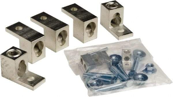 Square D - 4, 1/0, 14-1/0, 14-2/0 AWG, Mechanical Transformer Lug Kit - For Use with Single Phase Primary and Secondary Transformers, Three Phase Delta with Center Tap, Three Phase Wye Secondary Transformers - Eagle Tool & Supply
