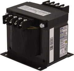 Square D - 500 VA, Top Mount Fuse Block Control Transformer - 50/60 Hz, 5.49 Inch Deep x 3.84 Inch High - Eagle Tool & Supply