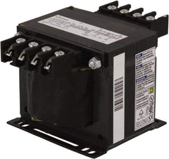 Square D - 250 VA, Top Mount Fuse Block Control Transformer - 50/60 Hz, 5.3 Inch Deep x 3.21 Inch High - Eagle Tool & Supply