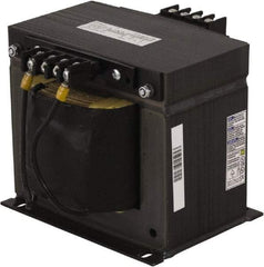 Square D - 2,000 VA, Top Mount Fuse Block Control Transformer - 50/60 Hz, 7.17 Inch Deep x 6.17 Inch High - Eagle Tool & Supply