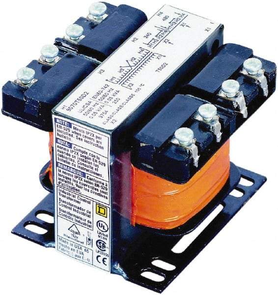 Square D - 1 Phase, 50 VA, Control Transformer - 131°F Temp Rise - Eagle Tool & Supply