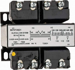 Square D - 1 Phase, 25 VA, Control Transformer - 131°F Temp Rise - Eagle Tool & Supply