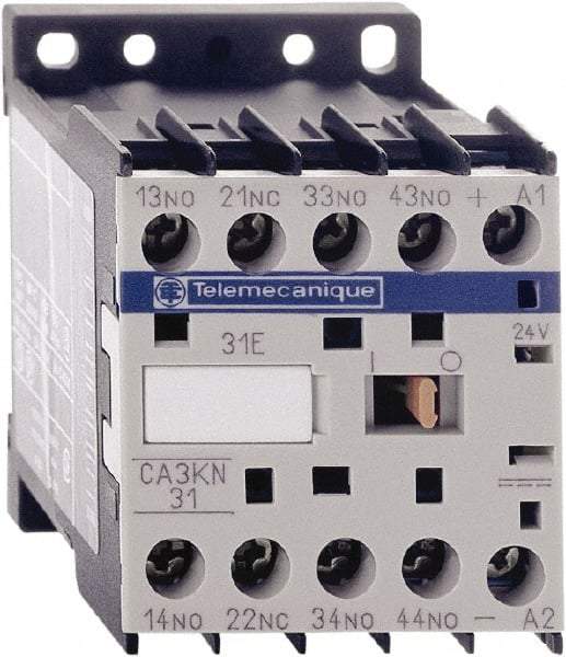 Schneider Electric - 2NC/2NO, 125 VDC Control Relay - 17 V - Eagle Tool & Supply