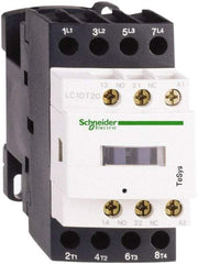 Schneider Electric - 4 Pole, 24 Coil VAC at 50/60 Hz, 32 Amp at 440 VAC, Nonreversible IEC Contactor - Bureau Veritas, CCC, CSA, CSA C22.2 No. 14, DNV, EN/IEC 60947-4-1, EN/IEC 60947-5-1, GL, GOST, LROS, RINA, UL 508, UL Listed - Eagle Tool & Supply