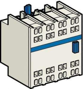 Schneider Electric - Contactor Auxiliary Contact Block - For Use with TeSys D - Eagle Tool & Supply