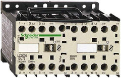 Schneider Electric - 3 Pole, 24 Coil VAC at 50/60 Hz, 6 Amp at 440 VAC, Reversible IEC Contactor - BS 5424, CSA, IEC 60947, NF C 63-110, RoHS Compliant, UL Listed, VDE 0660 - Eagle Tool & Supply