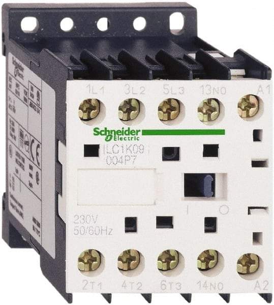 Schneider Electric - 4 Pole, 110 Coil VAC at 50/60 Hz, 16 Amp at 690 VAC and 20 Amp at 440 VAC, Nonreversible IEC Contactor - BS 5424, CSA, IEC 60947, NF C 63-110, RoHS Compliant, UL Listed, VDE 0660 - Eagle Tool & Supply