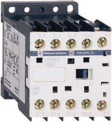 Schneider Electric - 3 Pole, 24 Coil VDC, 6 Amp at 440 VAC, IEC Contactor - BS 5424, CSA, IEC 60947, NF C 63-110, RoHS Compliant, UL Listed, VDE 0660 - Eagle Tool & Supply