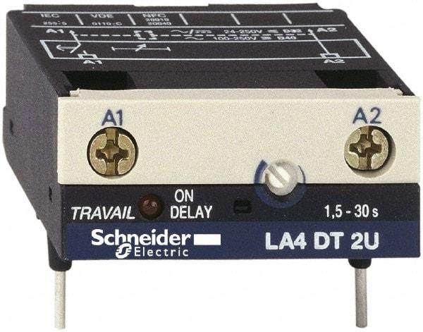 Schneider Electric - Contactor Timer Module - For Use with LC1D09-D65A, LC1D80-D150 and TeSys D - Eagle Tool & Supply