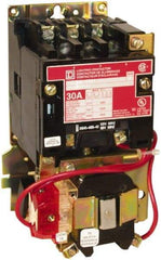 Square D - No Enclosure, 3 Pole, Mechanically Held Lighting Contactor - 60 A (Tungsten), 208 VAC at 60 Hz - Eagle Tool & Supply