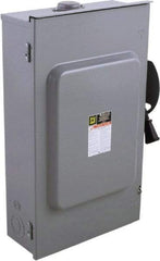 Square D - 200 Amp, 240 V, 3 Pole Nonfused Safety Switch - NEMA 3R, 15 hp at 240 VAC (Single Phase), 60 hp at 240 VAC (Triple Phase), 3PST Contact Form - Eagle Tool & Supply