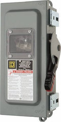 Square D - 30 Amp, 600 VAC/VDC, 3 Pole Nonfused Safety Switch - NEMA 12 & 3R, 10 hp at 600 VAC (Single Phase), 30 hp at 600 VAC (Triple Phase) - Eagle Tool & Supply