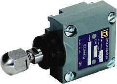 Square D - DPDT, 2NC/2NO, 600 Volt Screw Terminal, Plunger Actuator, General Purpose Limit Switch - 1, 2, 4, 6, 12, 13, 6P NEMA Rating, IP67 IPR Rating - Eagle Tool & Supply