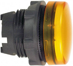 Schneider Electric - Round Pilot and Indicator Light Lens - Orange - Eagle Tool & Supply