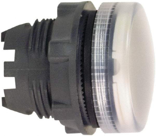 Schneider Electric - Round Pilot and Indicator Light Lens - White - Eagle Tool & Supply