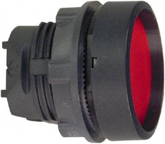 Schneider Electric - 22mm Mount Hole, Extended Straight, Pushbutton Switch Only - Round, Red Pushbutton, Nonilluminated, Maintained (MA) - Eagle Tool & Supply