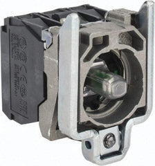 Schneider Electric - 24 V Blue Lens LED Indicating Light - Screw Clamp Connector, Vibration Resistant - Eagle Tool & Supply