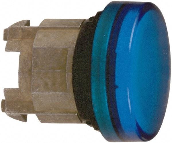 Schneider Electric - Blue Lens Pilot Light - Round Lens, Shock Resistant, Vibration Resistant, Water Resistant - Eagle Tool & Supply