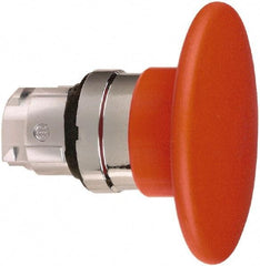 Schneider Electric - 22mm Mount Hole, Extended Mushroom Head, Pushbutton Switch Only - Round, Red Pushbutton, Nonilluminated, Momentary (MO) - Eagle Tool & Supply