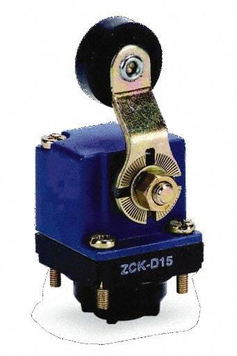 Telemecanique Sensors - 3.7 Inch Long, 19mm Diameter, Limit Switch Head - For Use with Limit Switches - Eagle Tool & Supply