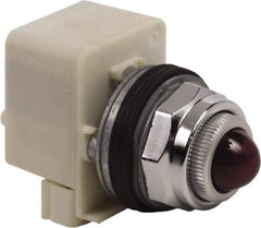 Schneider Electric - 120 VAC Red Lens Indicating Light - Screw Clamp Connector - Eagle Tool & Supply