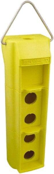 Square D - 5 Hole, 30mm Hole Diameter, Pushbutton Switch Enclosure - Eagle Tool & Supply