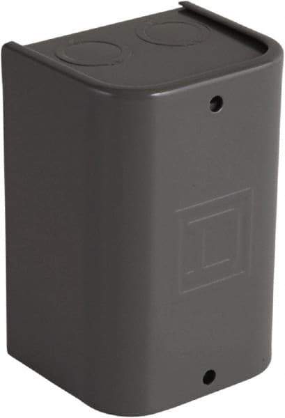 Square D - Steel Power Relay Enclosure Screw Cover - NEMA 1, 92mm Wide x 134.11 mm High x 84mm Deep - Eagle Tool & Supply